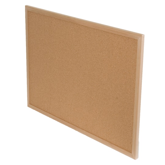 Flipside Wood Framed Cork Board, 24" x 36"